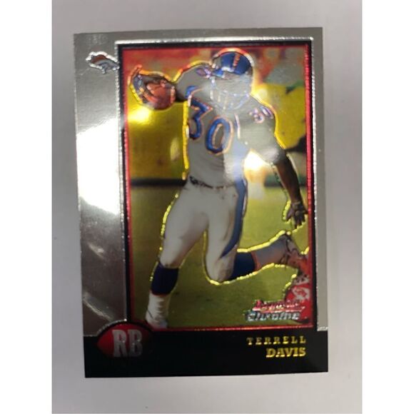 Terrell Davis 1998 bowman chrome #50 mint condition - Picture 1 of 6